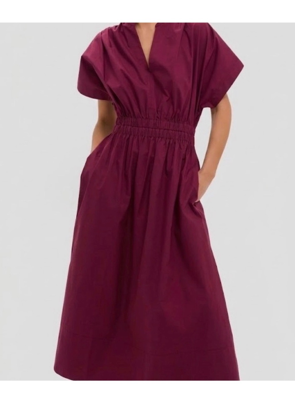 Tuckernuck Burgundy Maxi Dress